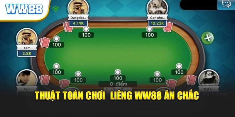 Thuật toán chơi  liêng WW88 ăn chắc