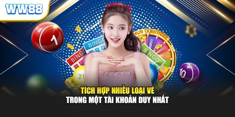 Tích hợp nhiều loại vé trong một tài khoản duy nhất