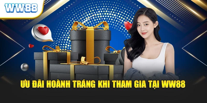 Ưu đãi hoành tráng khi tham gia tại WW88